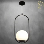 آویز حبابی تک شعله مدل بیضی - Image 3
