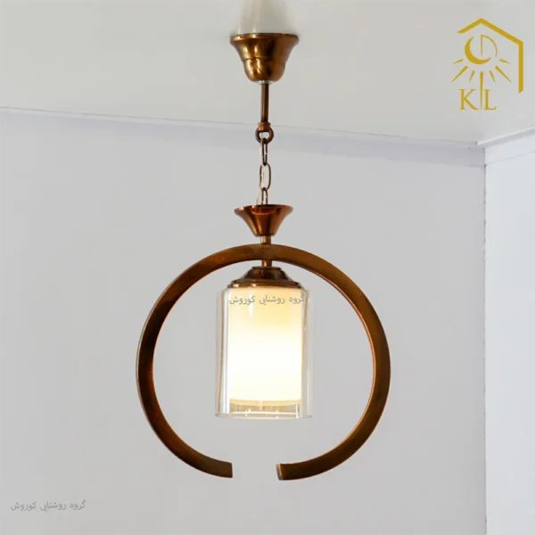 لوستر لهستانی تک شعله فنری