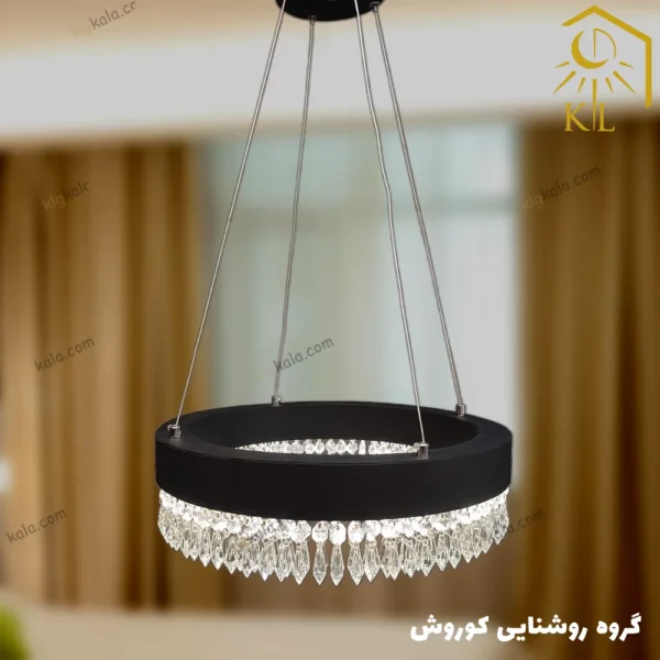 لوستر کریستالی میلوکس مدل آوا قطر 40