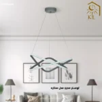 لوستر مدرن اس ام دی مدل ستاره مثلثی