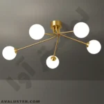 لوستر حبابی 5 شعله مدل کیانا - Image 3
